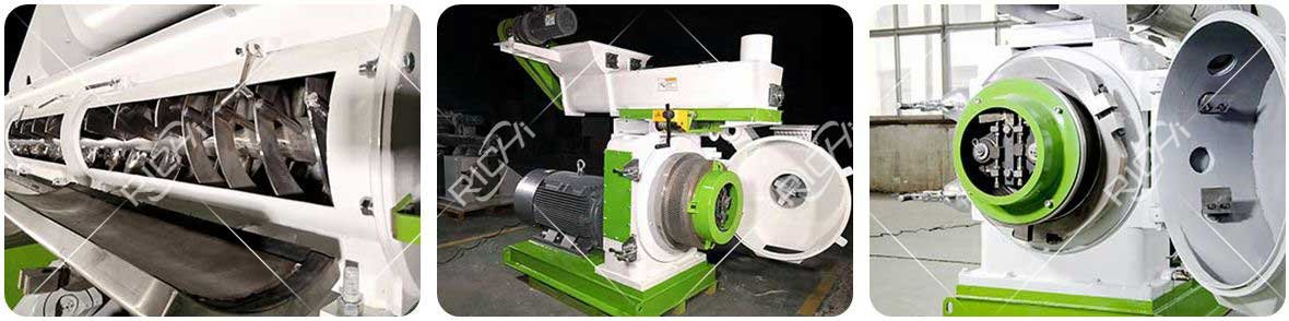 Wood Fuel Pellet Making Machine Details Display