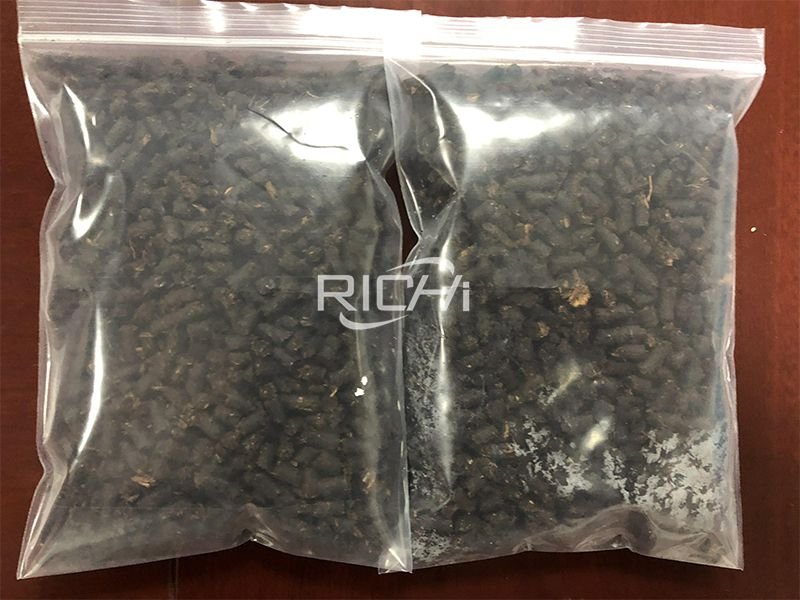 Organic fertilizer pellet