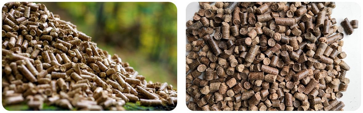 coffee husk/coffee grounds pellets