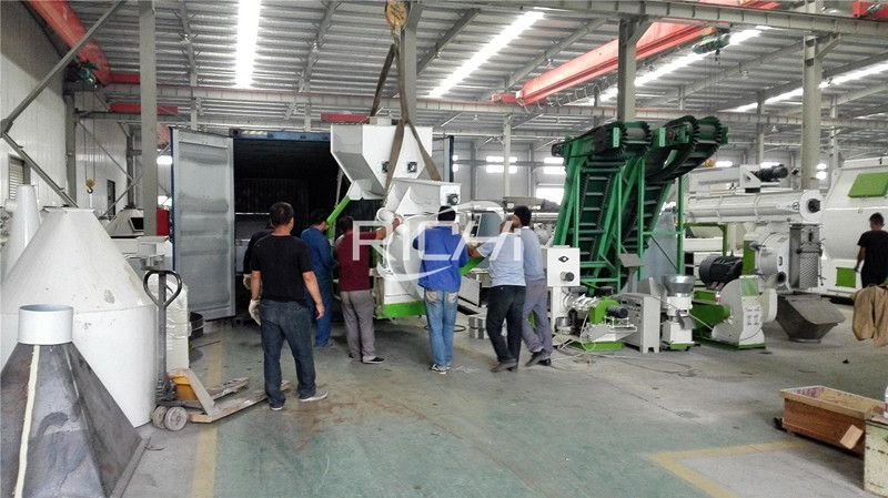Congo 1.5t / h wood production line delivery site