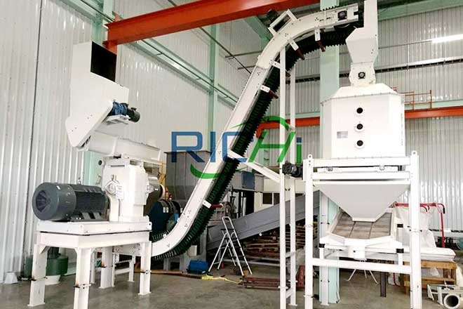 Taiwan 1-2 t/h Wood Biomass Pellet Production Line