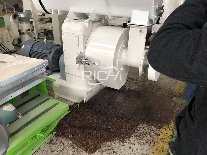 Organic fertilizer pellet machine test machine