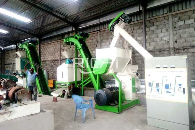 Congo 1-2 t/h wood pellet plant Production Line
