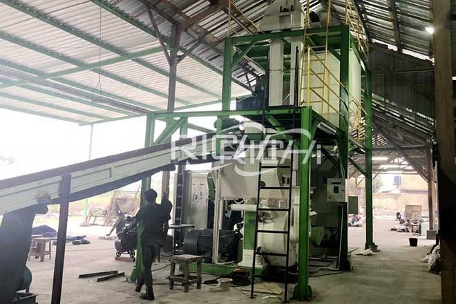 Mexico 10T/H Wood Sawdust Pellet Production Line