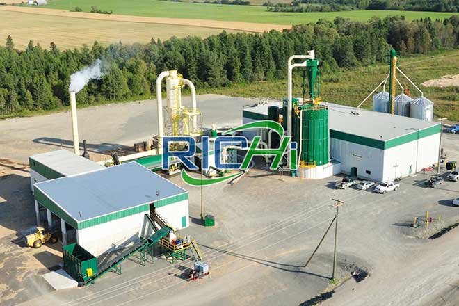Ukraine 500-700KG/H Top Quality Easy to Maintain Beech Wood Sawdust Pellet Manufacturing Line