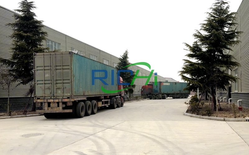 Delivery of wood pellet mill production line equipment