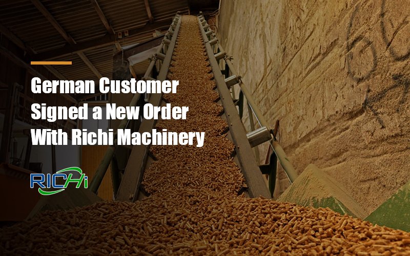 German Customer Signed a New Order With Richi for 2-2.5t/h Wood Pellet Production Line